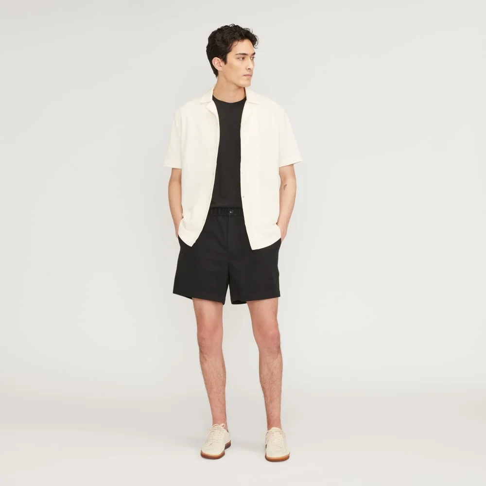 The Pique Short-Sleeve Shirt | Bone (3)