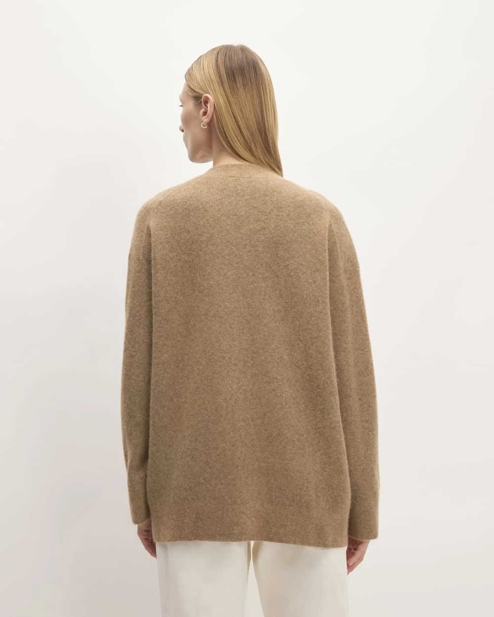 The Cozy-Stretch Relaxed Cardigan | Heathered Toasted Coconut (5)