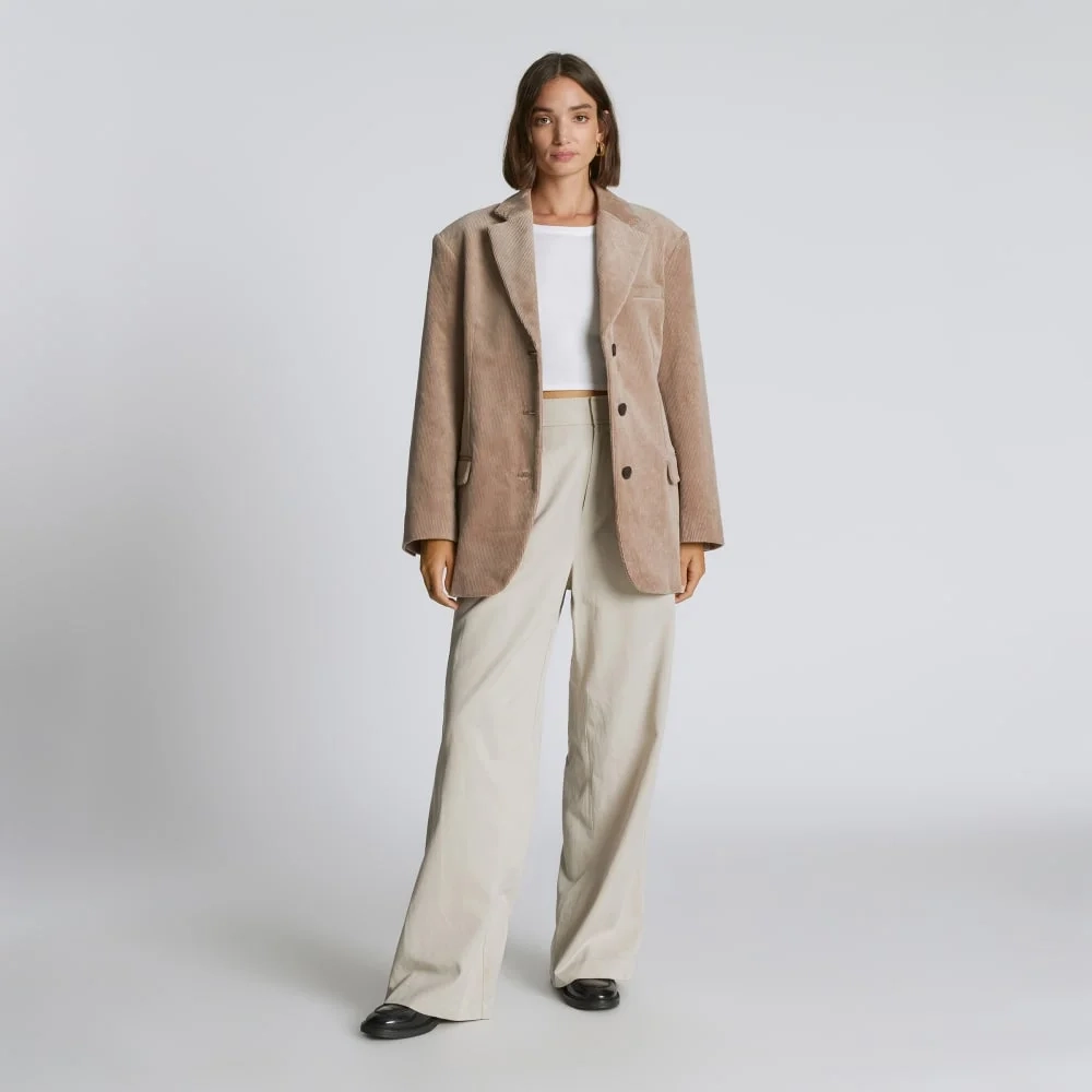 The Corduroy ’80s Blazer | Taupe Grey (5)