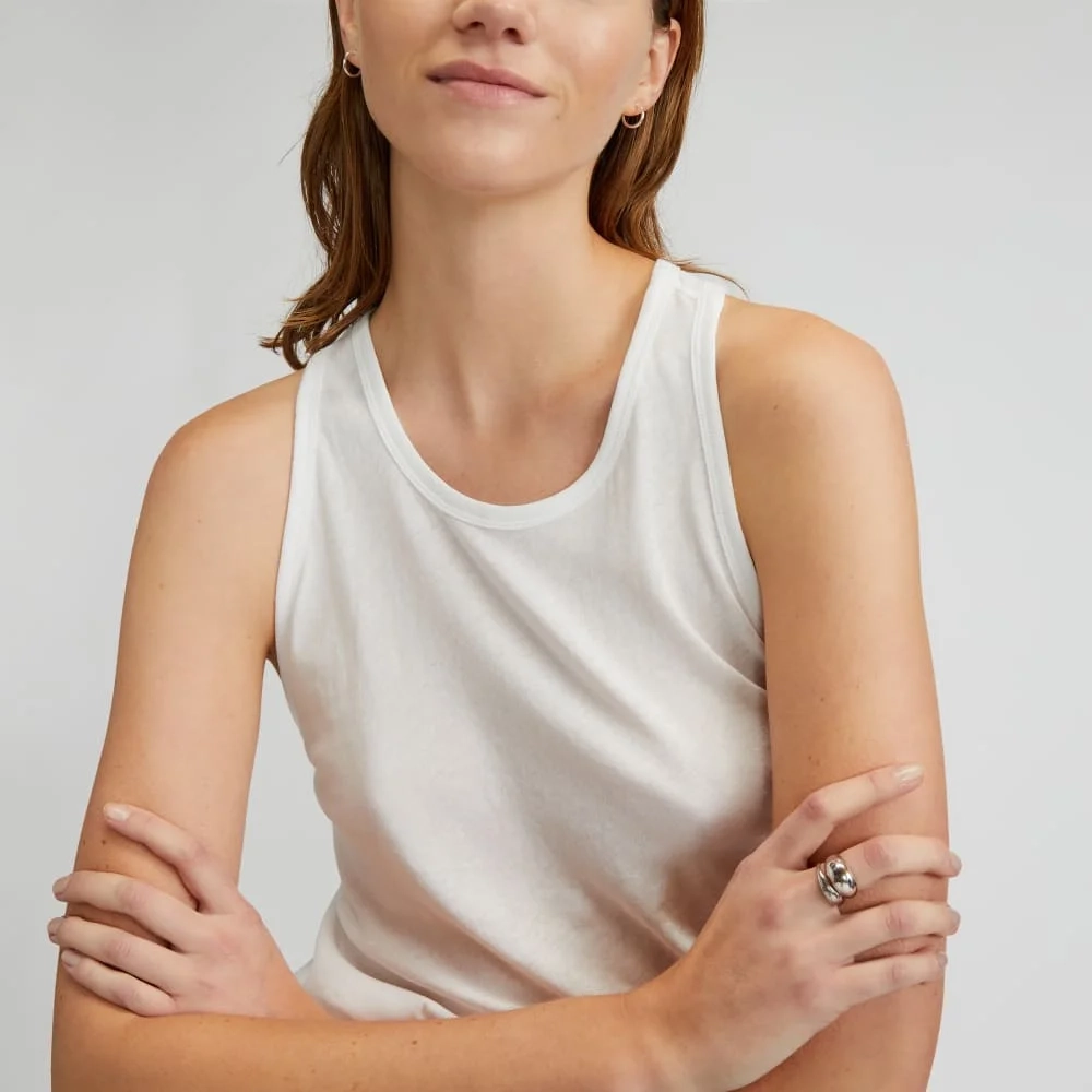 The Air Racerback Tank | White (2)