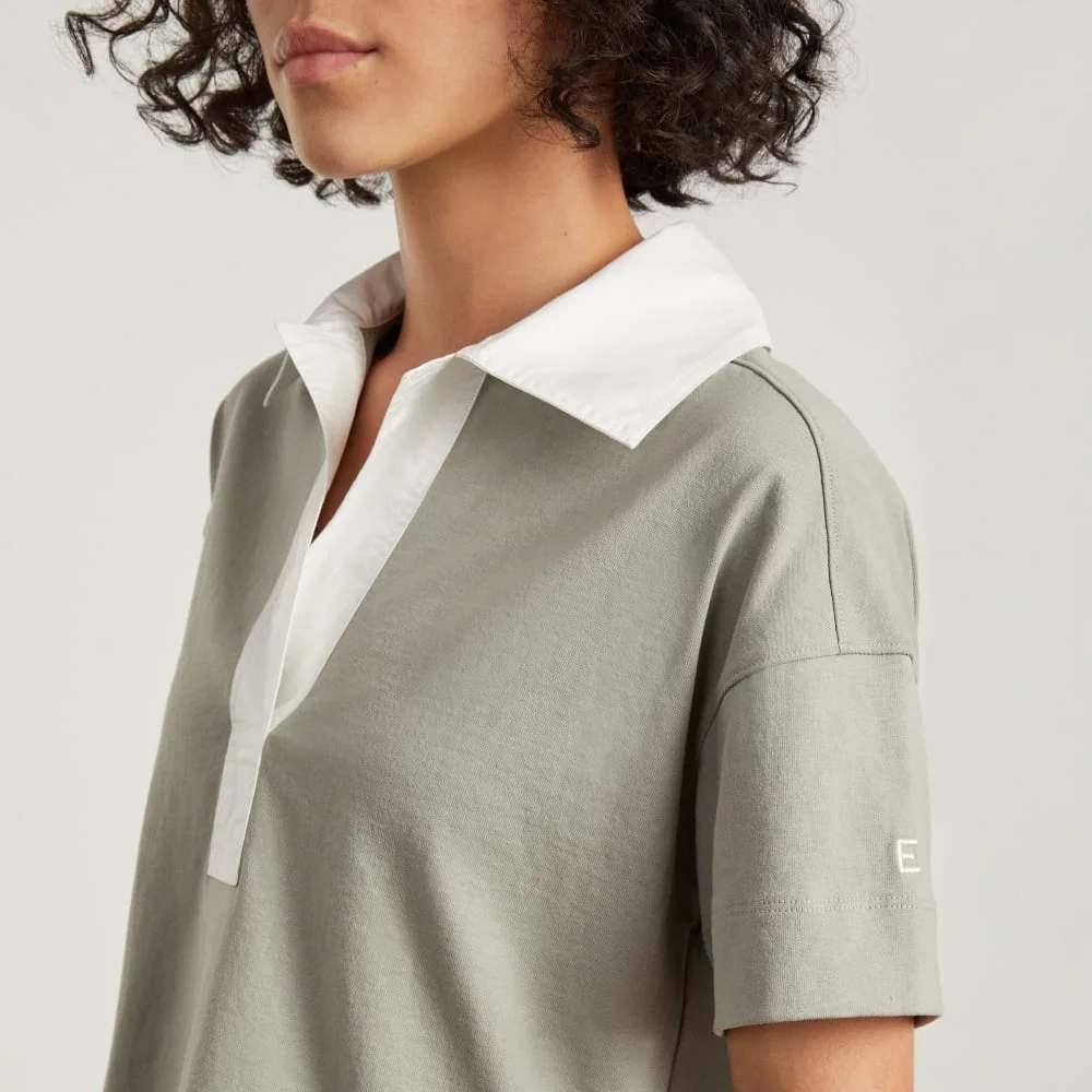 The Retro Jersey Polo | Smoke / Bone (3)