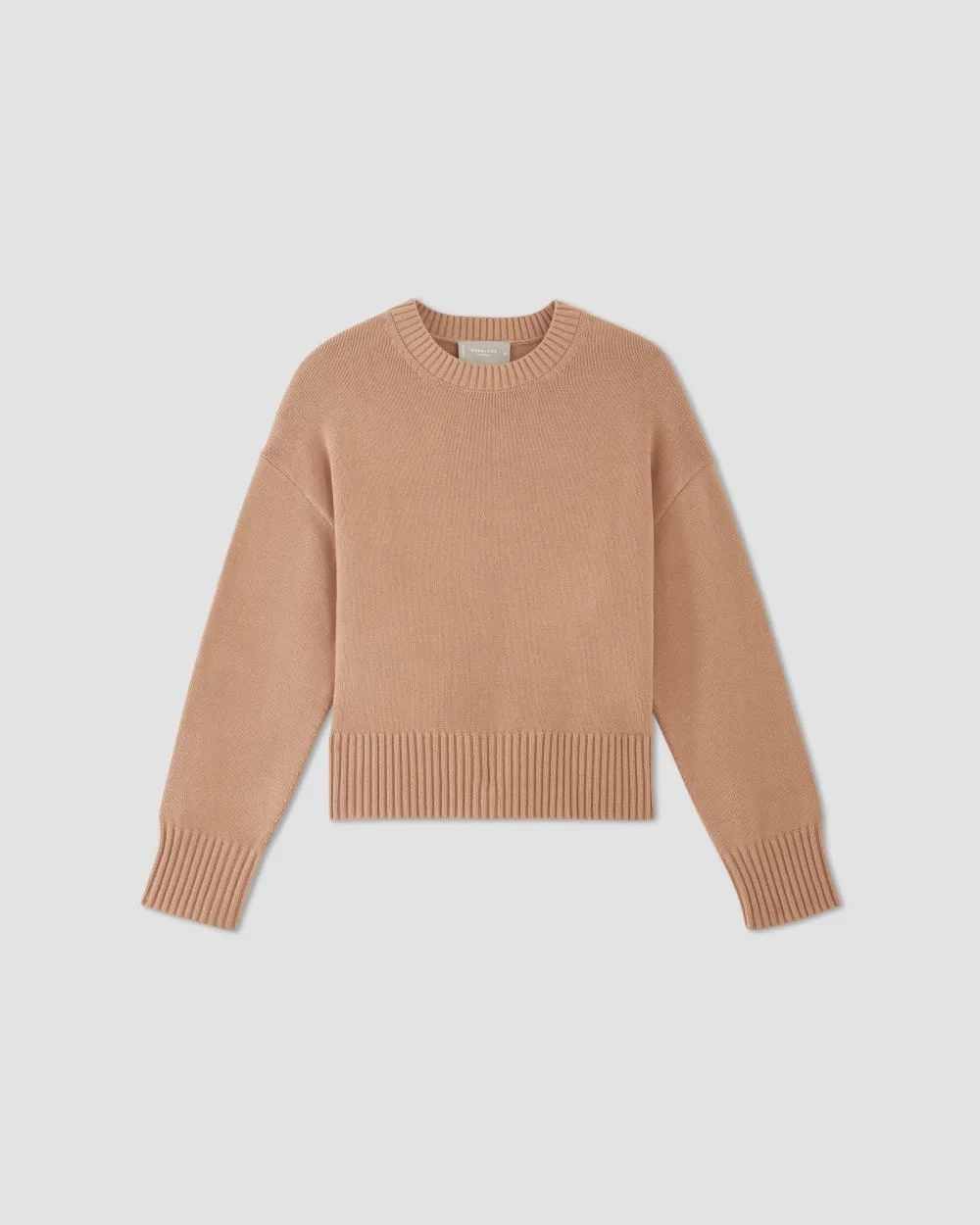 The Boxy Sweater in Everyday Cotton | Blush Pink (4)