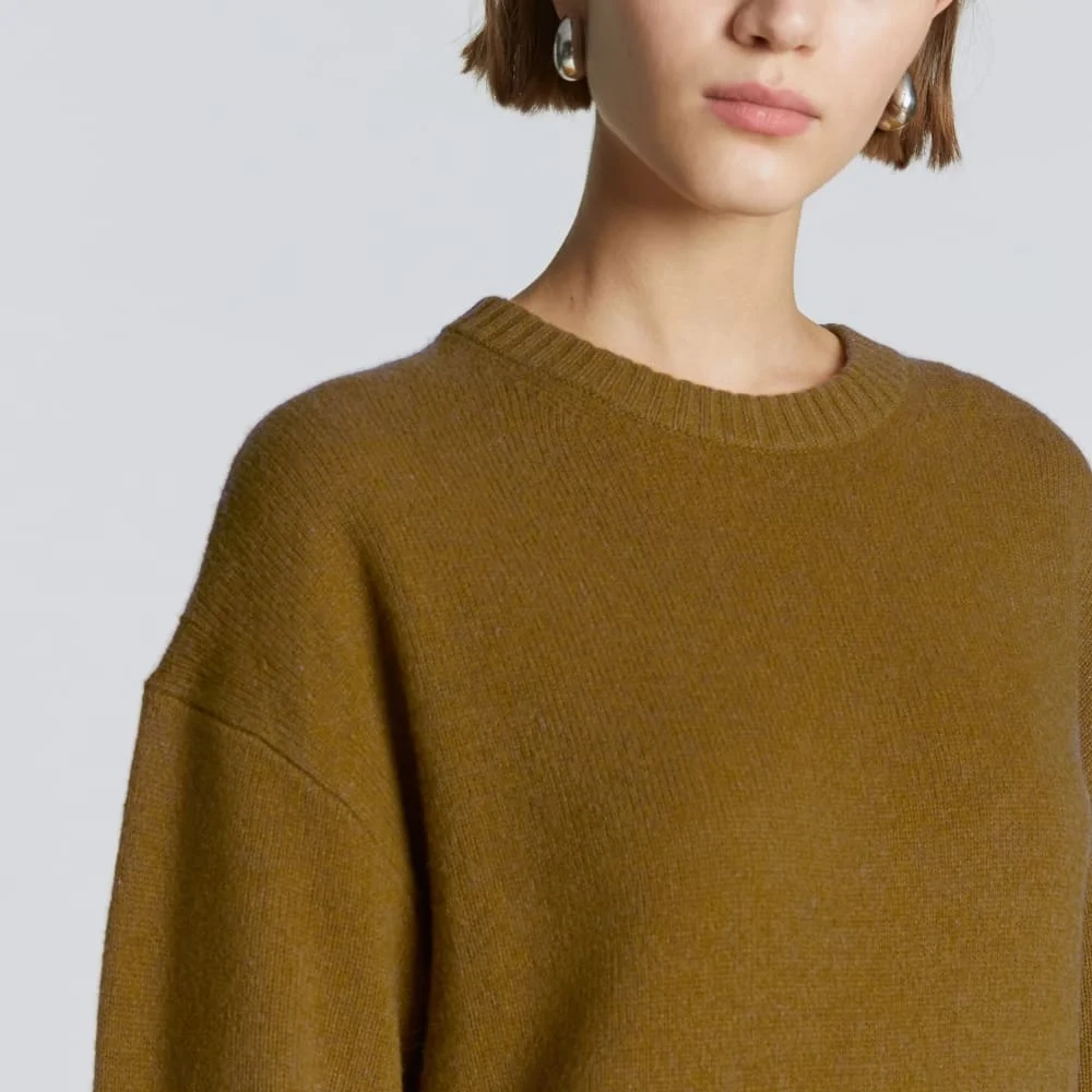 The Cashmere Midi Dress | Tapenade (3)