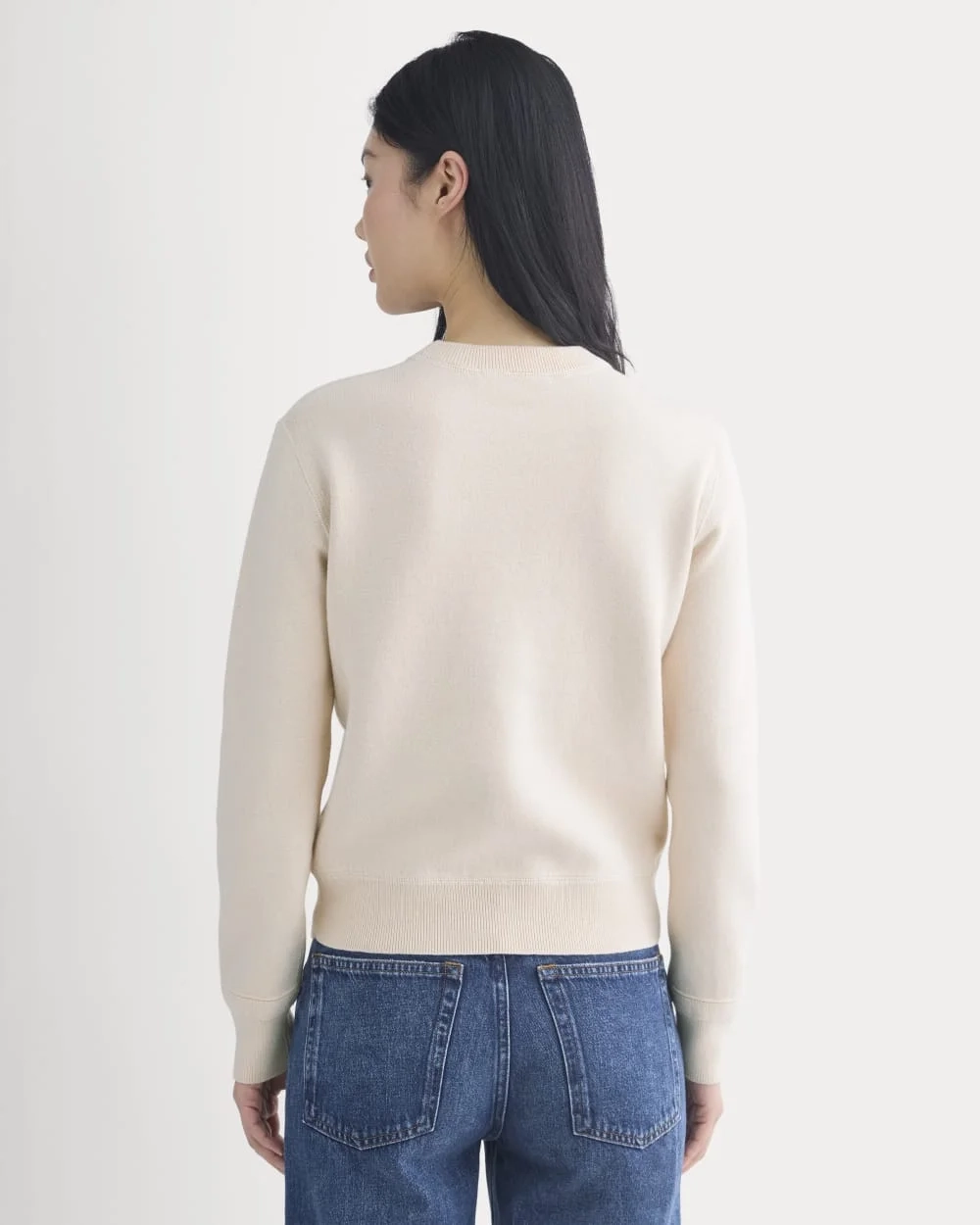 Double Knit Crew in Cotton Merino | Bone/Cream/Sand/Light Camel (3)