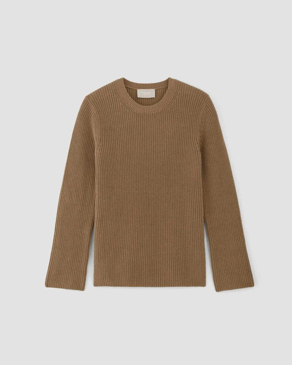 The Organic Cotton Slim Crew Sweater | Toasted Coconut (5)