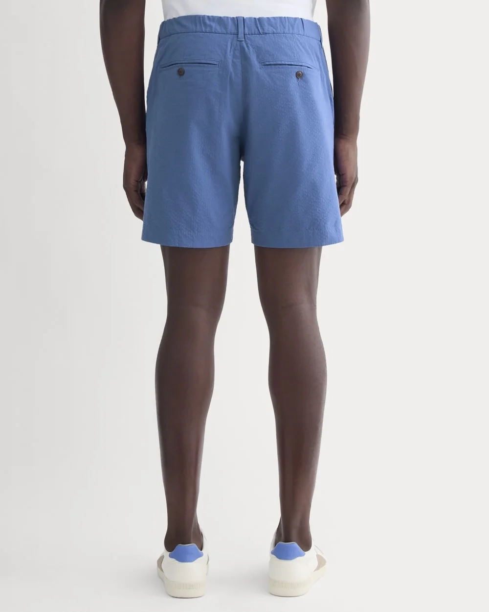 The Seersucker Short | Soft Cobalt (5)