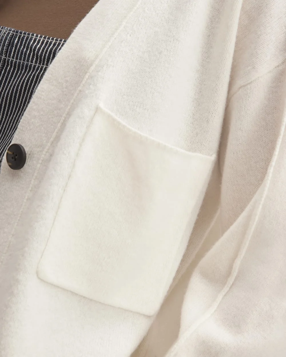 The Good Merino Wool Cardigan | Bone (2)
