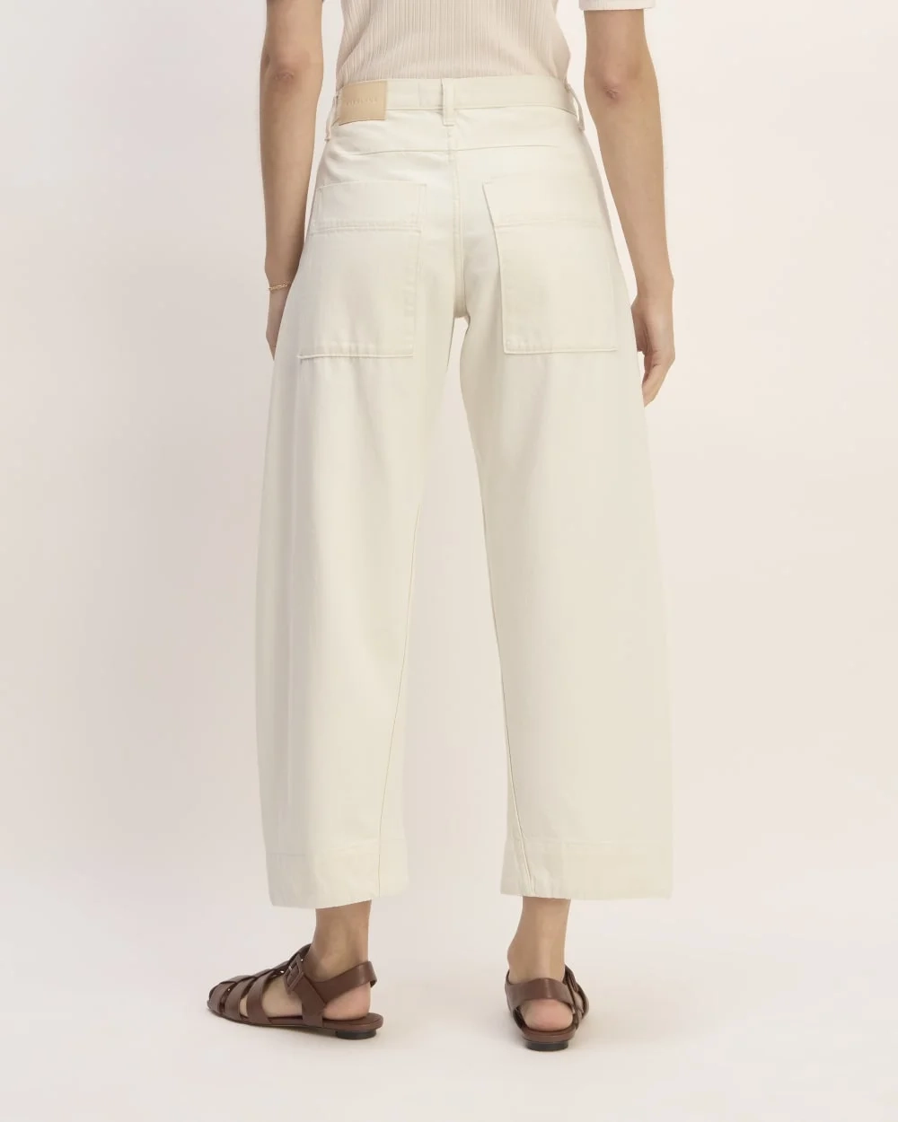 The Summer Barrel Jean | Ecru (5)