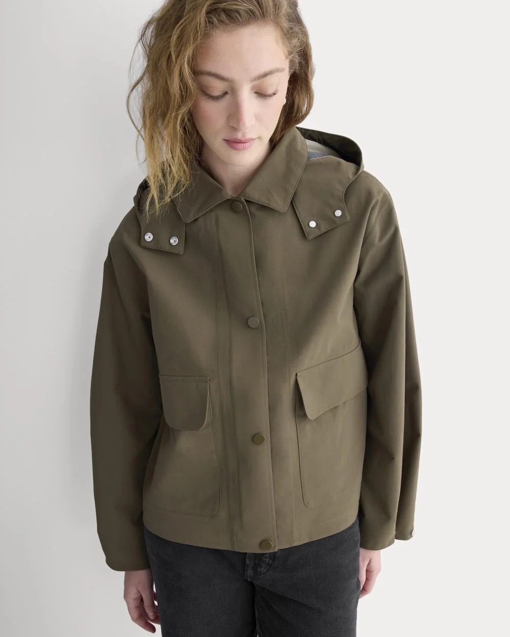 Re:Cycled Nylon Barrel Jacket | Beech (5)