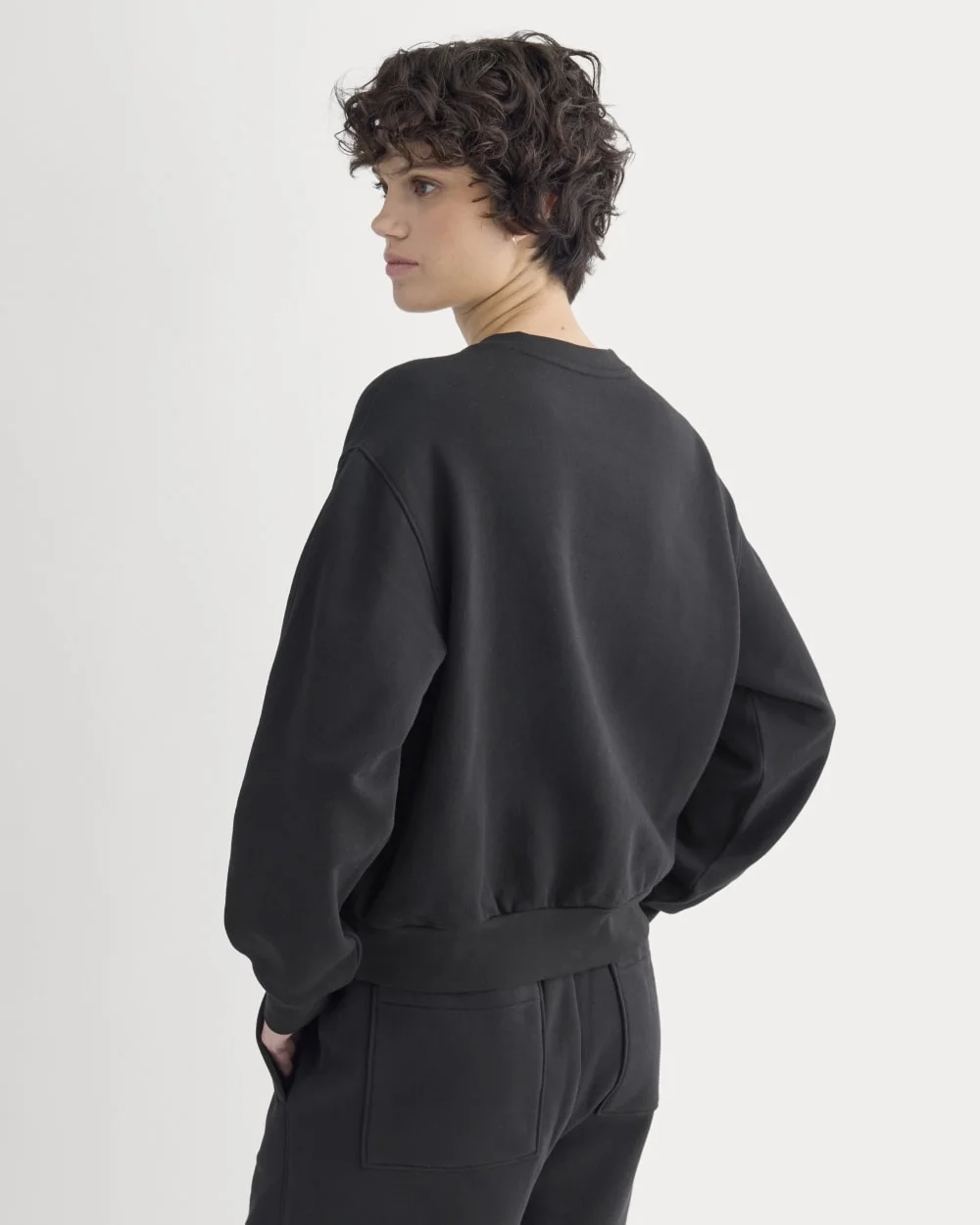 Lightweight Terry Blouson Crew | Black (6)