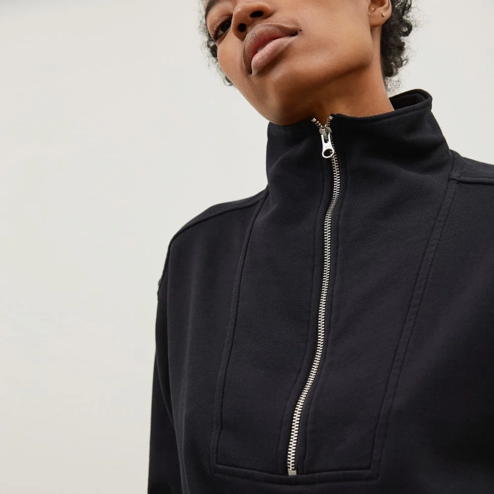 The Track Half-Zip | Black (3)