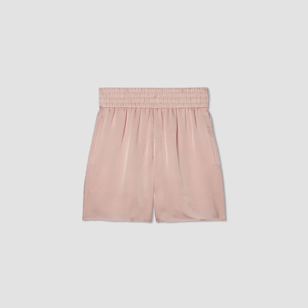 The Satin Pull-On Short | Petal Pink (4)