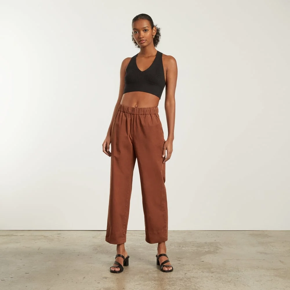 The Cross-Back Cropped Sweater Top | Black (3)