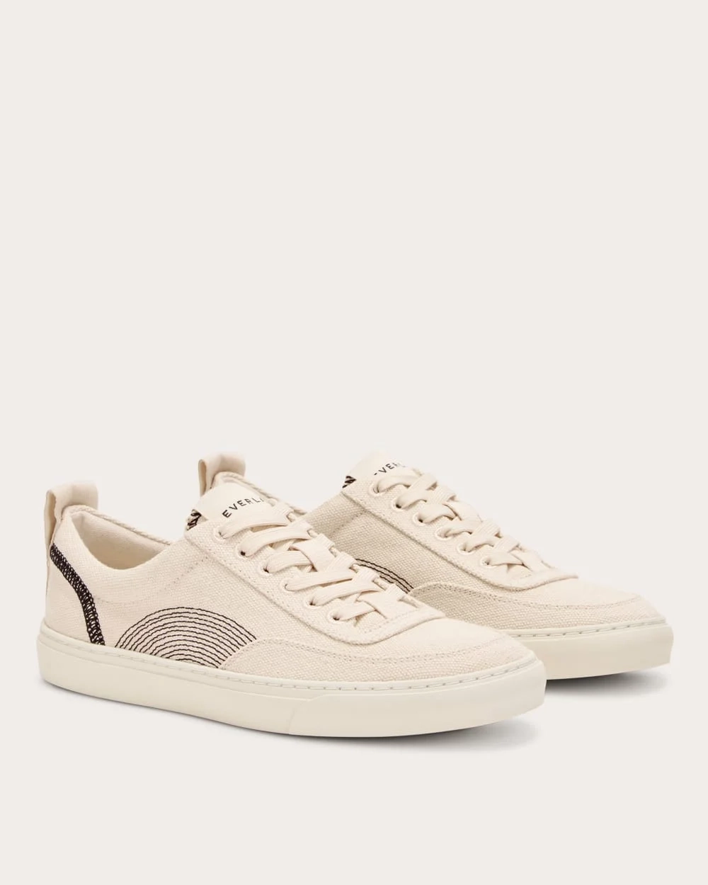 The Tread-Bare Sneaker | Natural Canvas / Black (4)