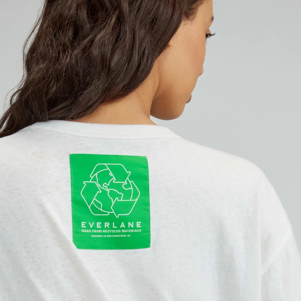 The Everyone Recycled Graphic Tee | White / Carnation Pink Multi (7)