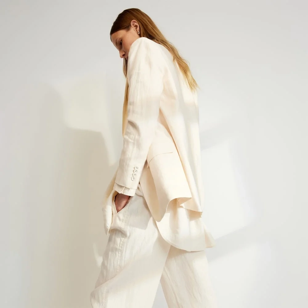 The Oversized Blazer in Linen | Canvas (5)