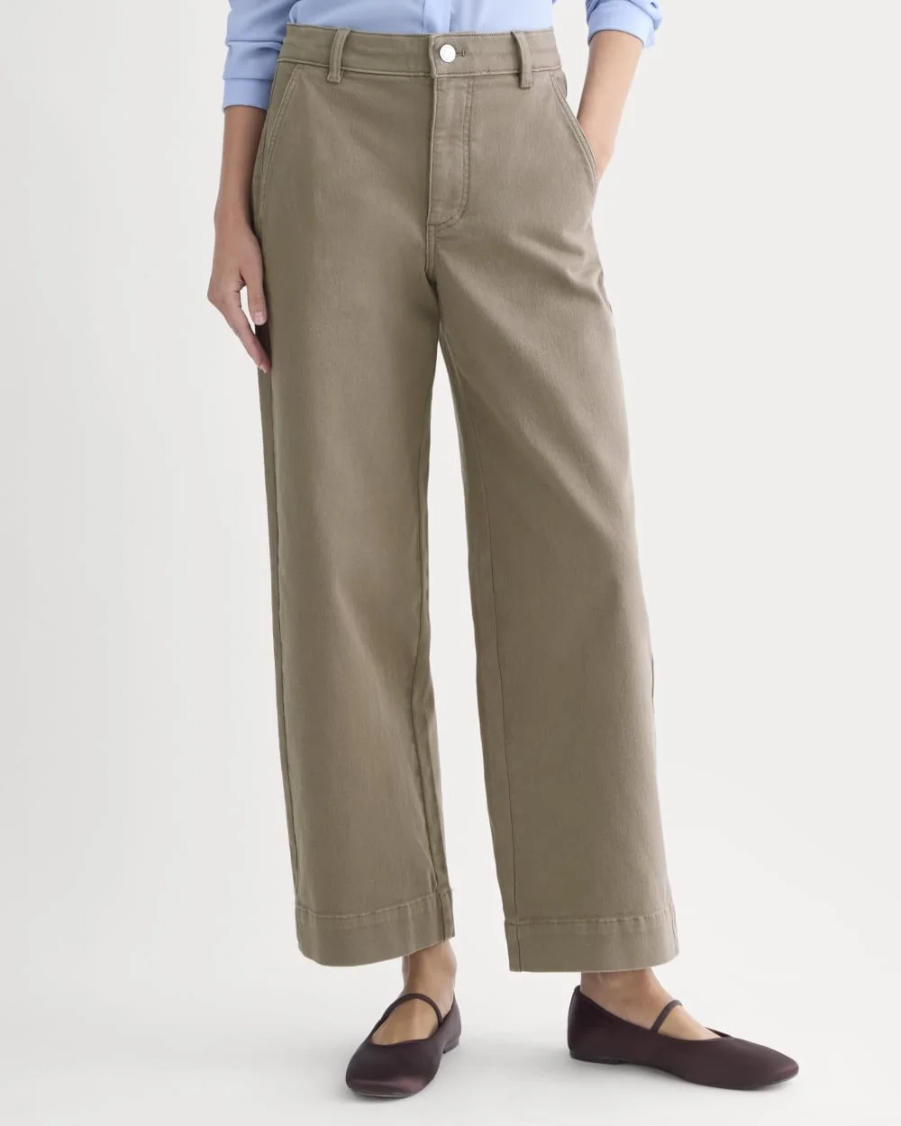 The Utility Wide-Leg Pant | Taupe (5)