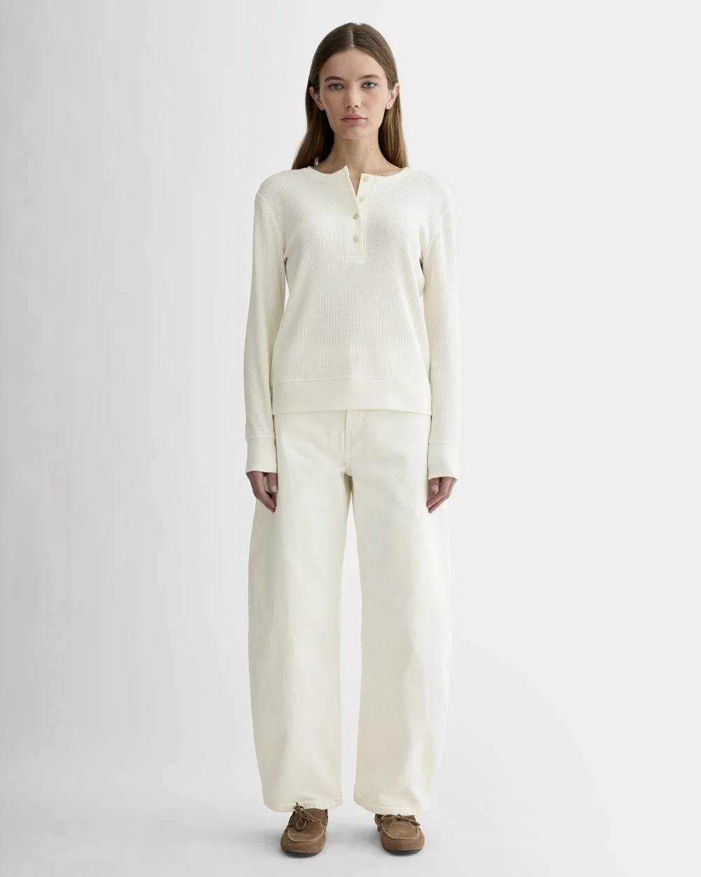 The Waffle Henley | Bone (5)