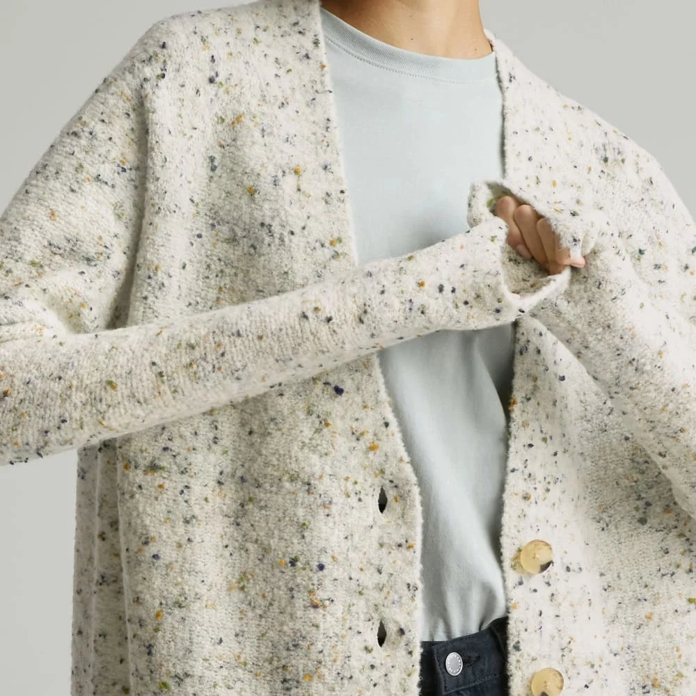 The Confetti Cardigan | Seafoam Green Multi (4)