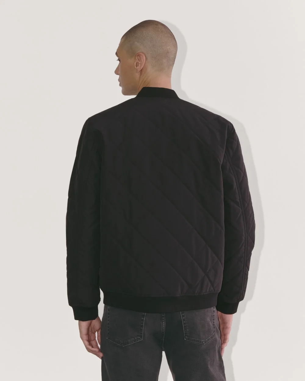 The Quilted Bomber | Black (4)