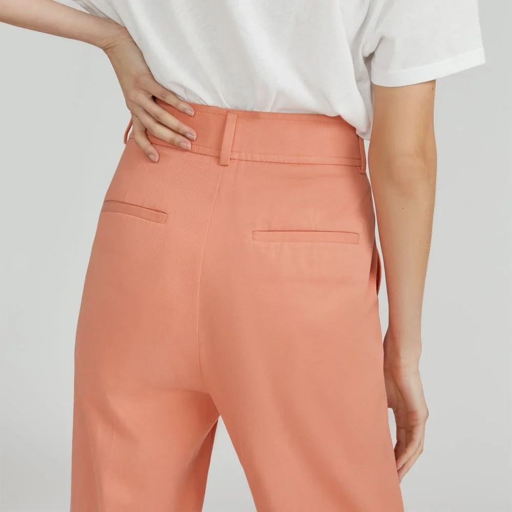 The Draper Tapered Pant in Buttersmooth | Tawny Pink (4)