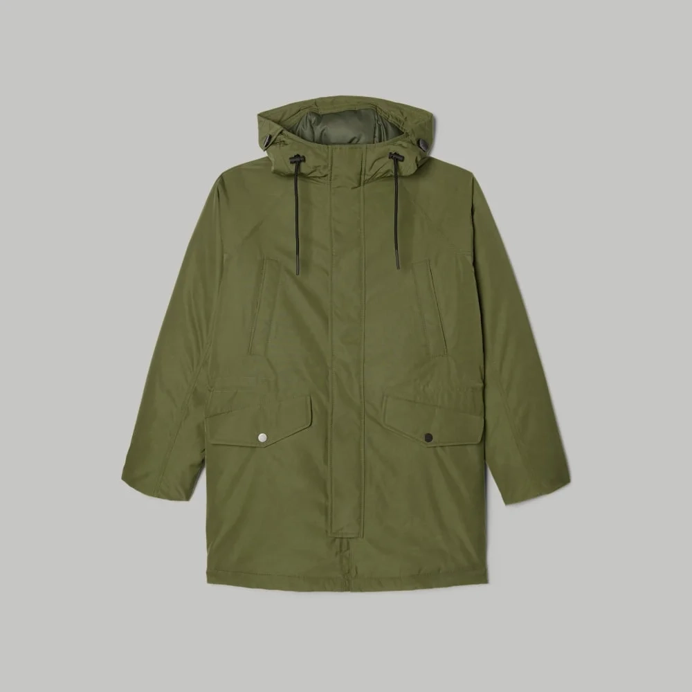 The ReNew Long Parka | Moss (4)