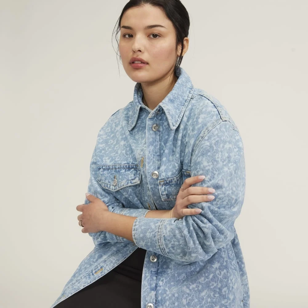 The Denim Overshirt | Light Painterly Strokes (4)