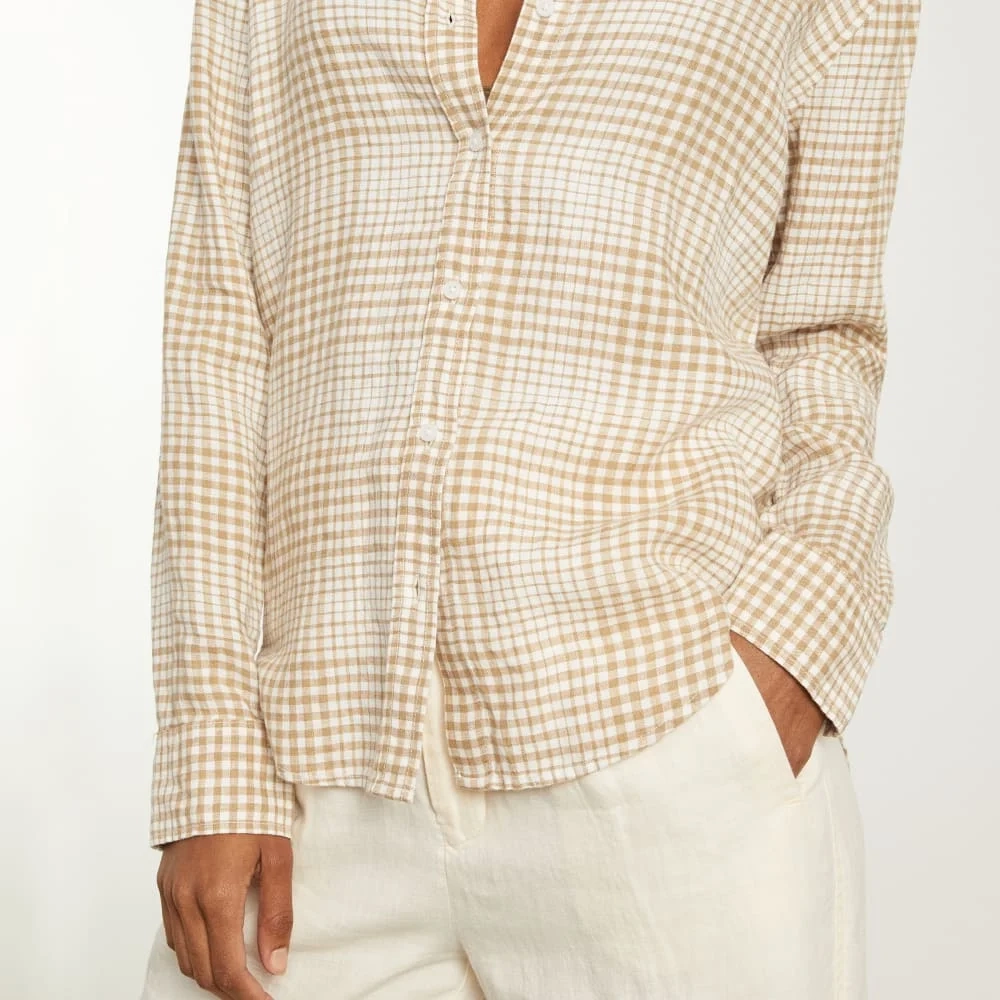 The Must-Have Shirt in Linen | Iced Coffee Grid (4)