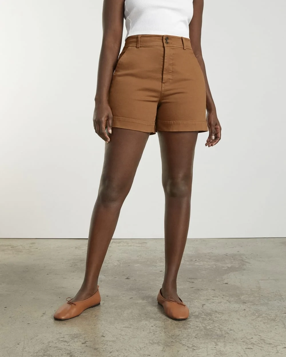 The Way-High® Twill Short | Adobe Brown (5)