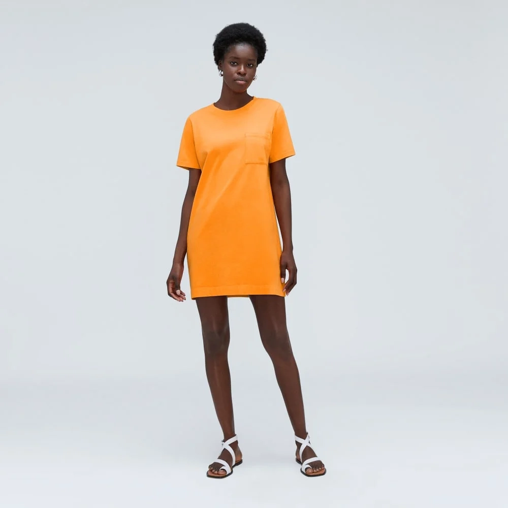 The Organic Cotton Weekend Tee Dress | Turmeric (5)