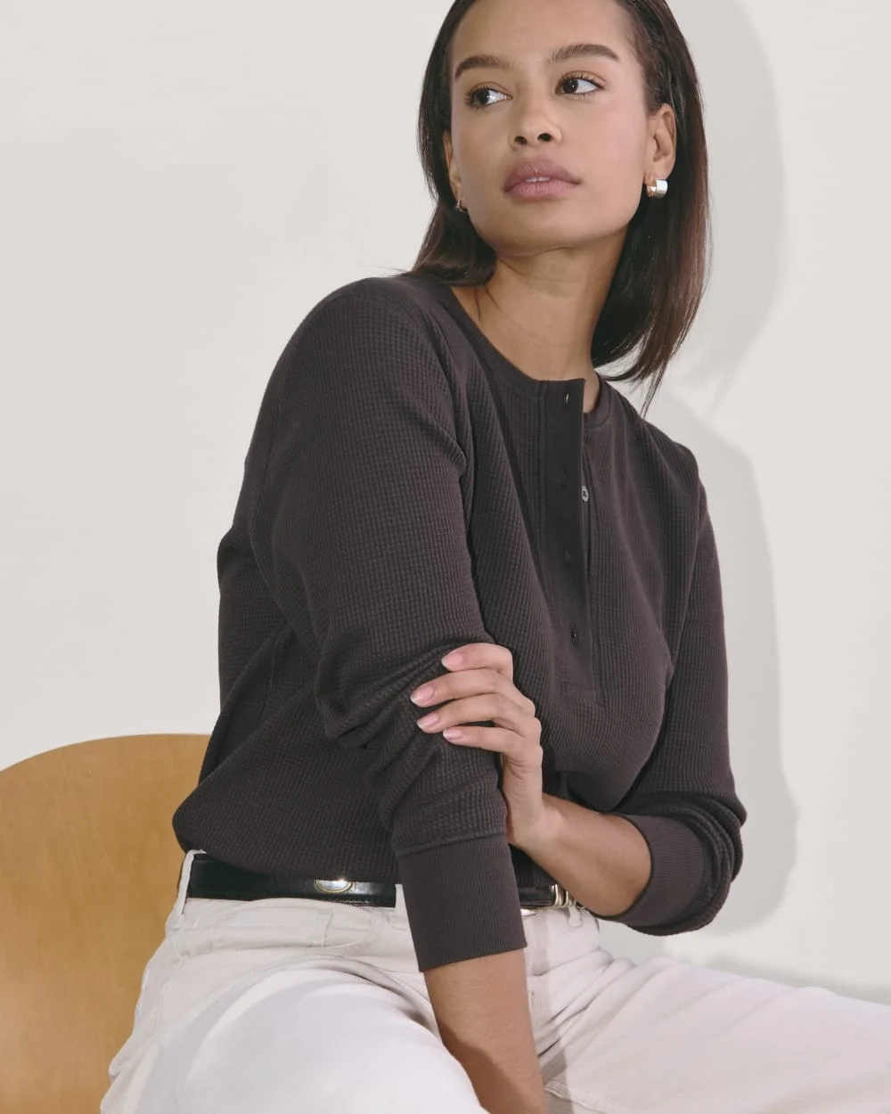 The Waffle Henley | Black (5)