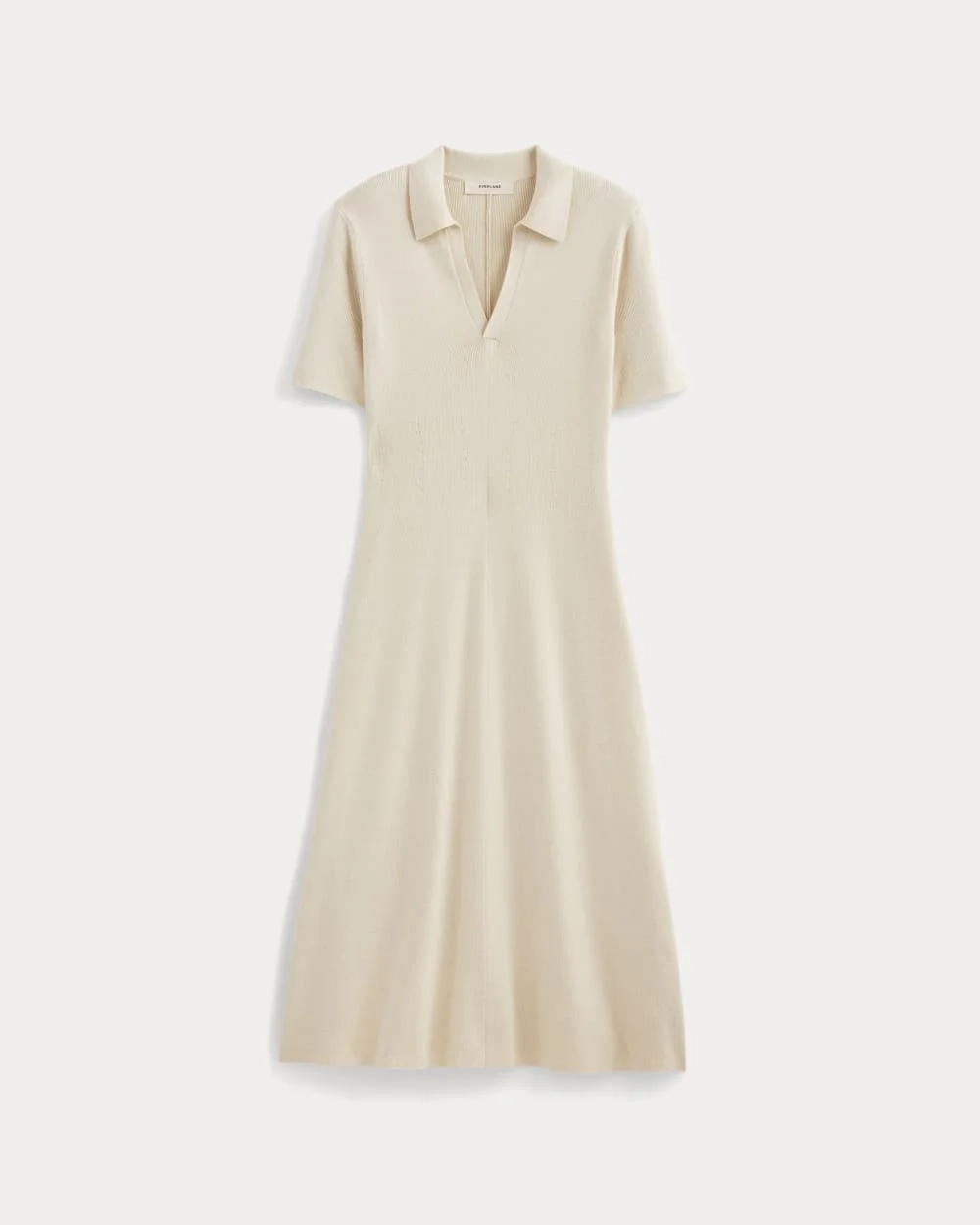 The Knit Polo Dress | Birch (5)