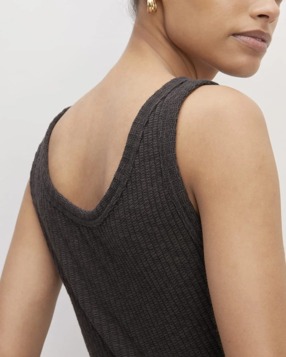 The Cozy Rib Tank | Black (4)