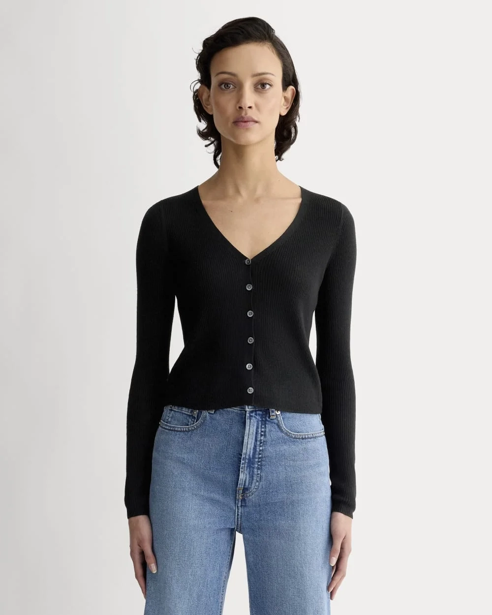 The Cardigan in Ultrasoft Merino | Black