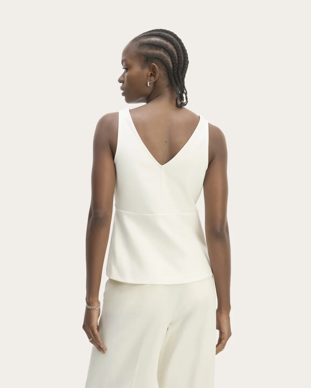 The Dream V-Neck Top | Bone (3)
