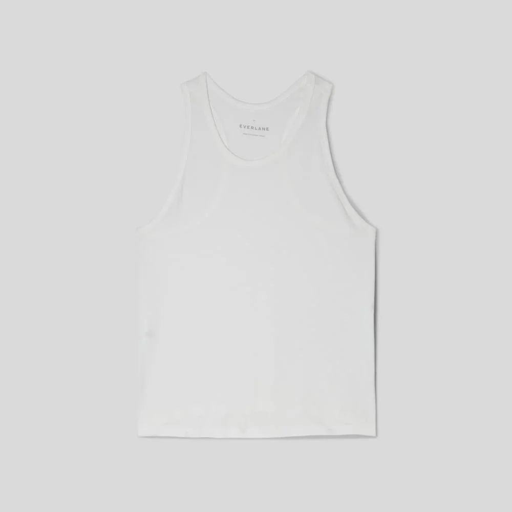 The Air Racerback Tank | White (3)