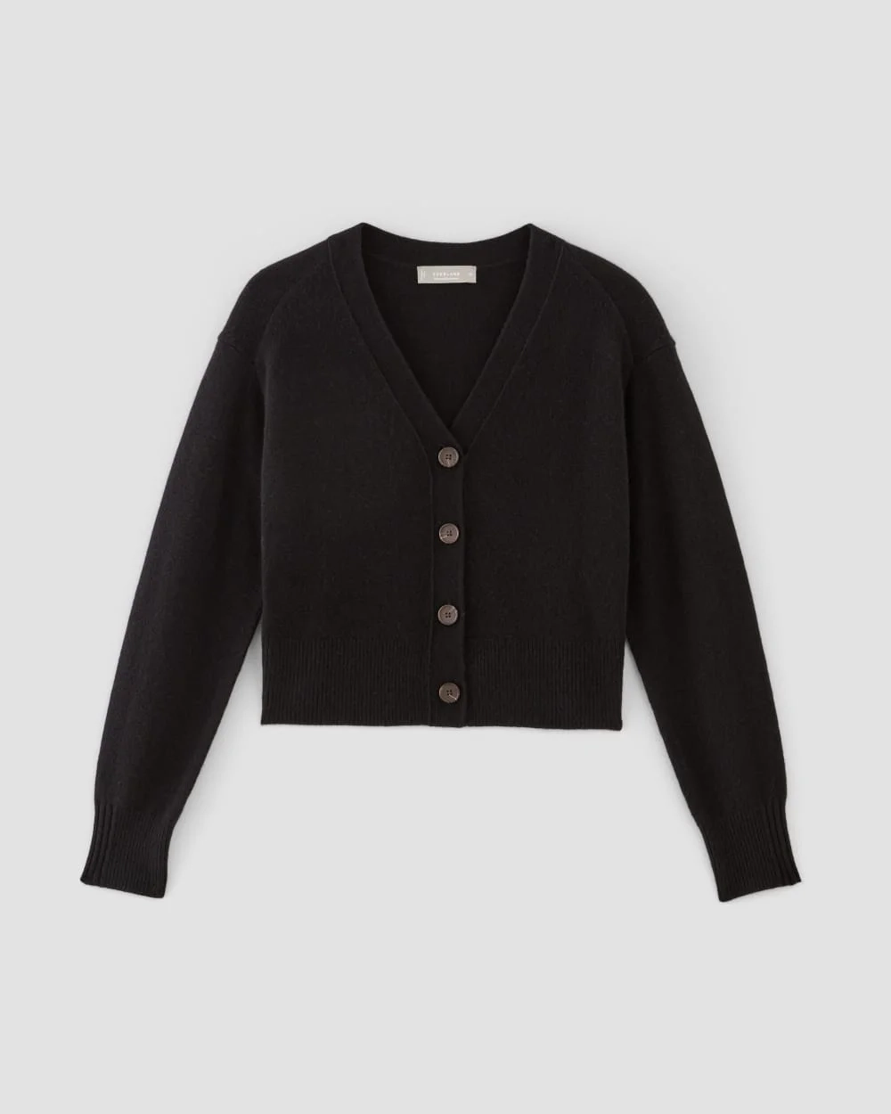 The Cashmere Cardigan | Black (4)