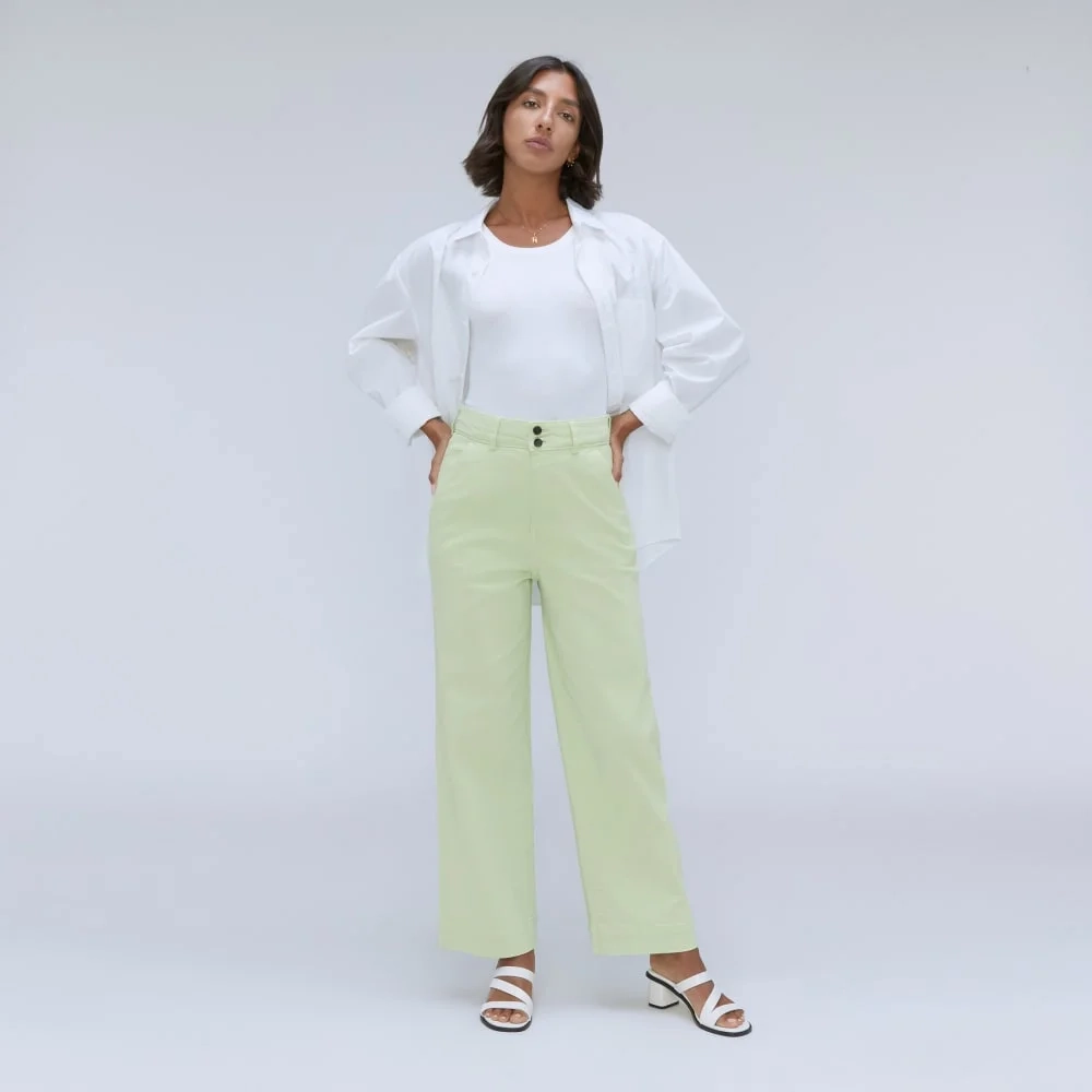The Organic Wide-Leg Pant | Seafoam Green (6)