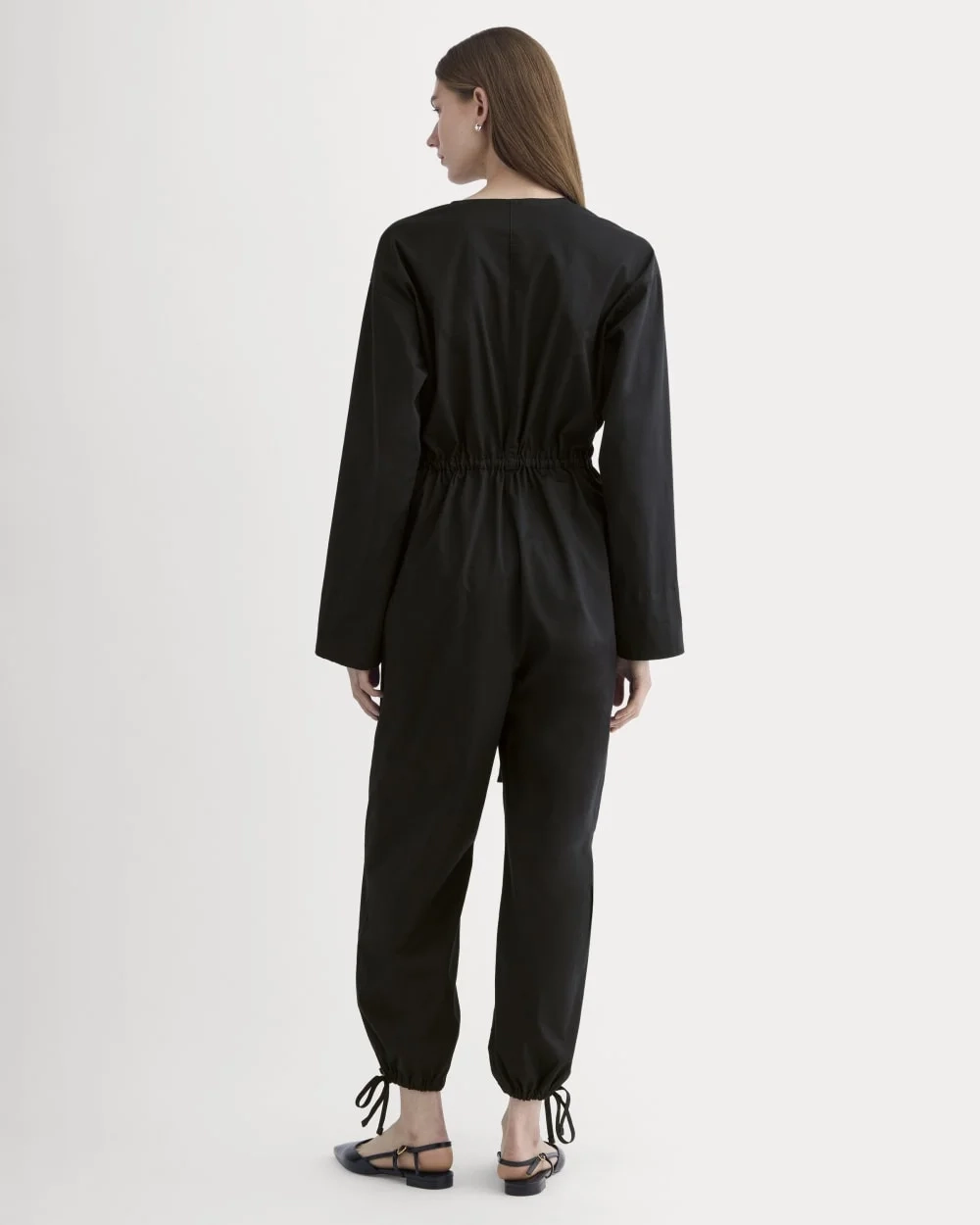 The Utility Drawstring Jumpsuit | Black (3)
