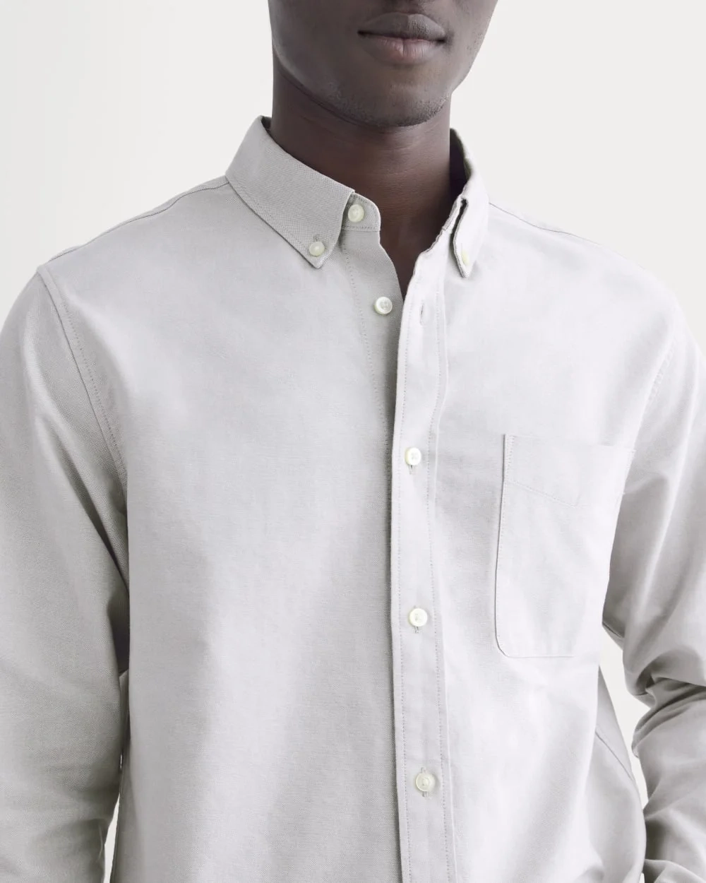 The Classic Oxford Shirt | Grey | Tall (2)