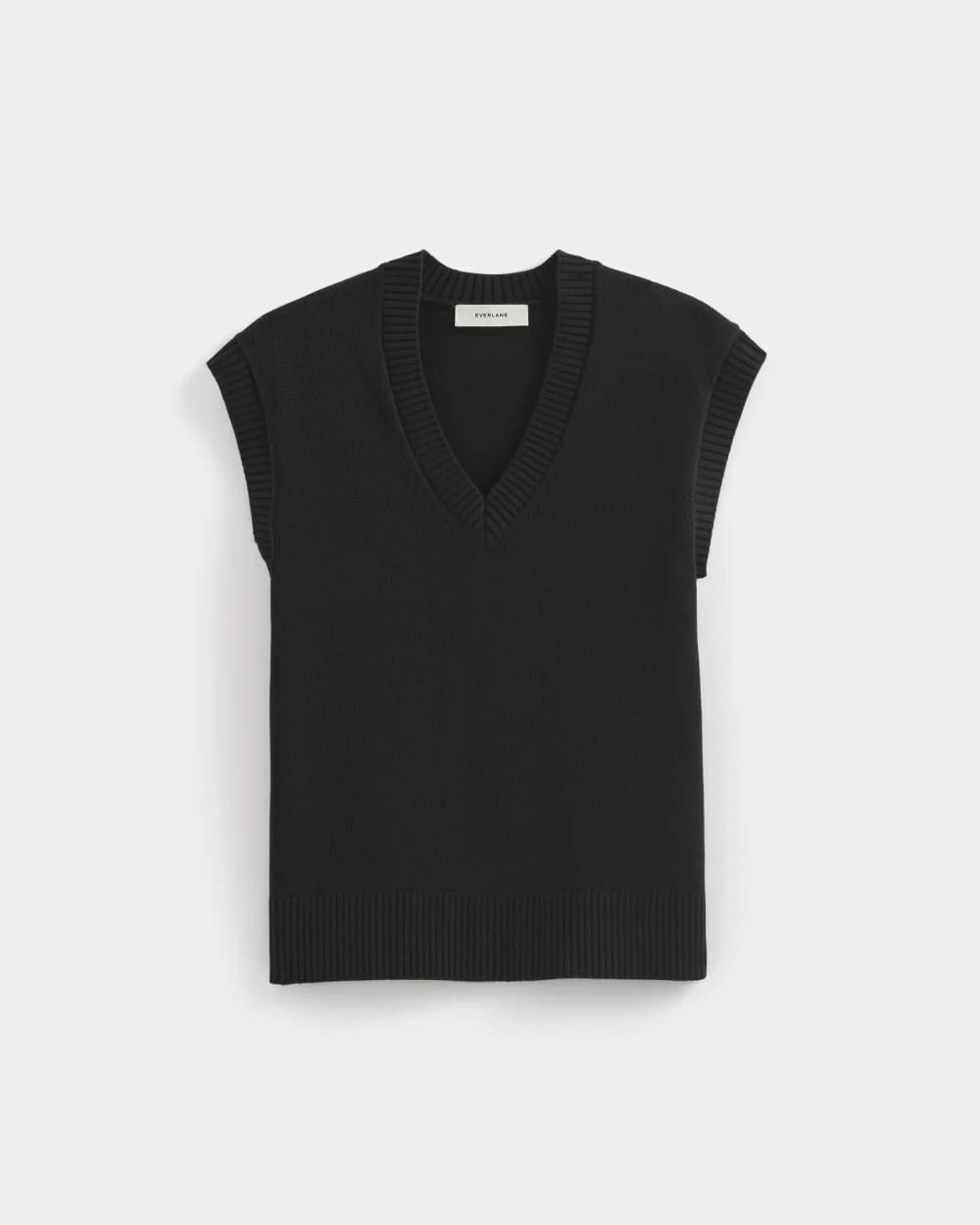 The Boxy Vest in Everyday Cotton | Black (5)