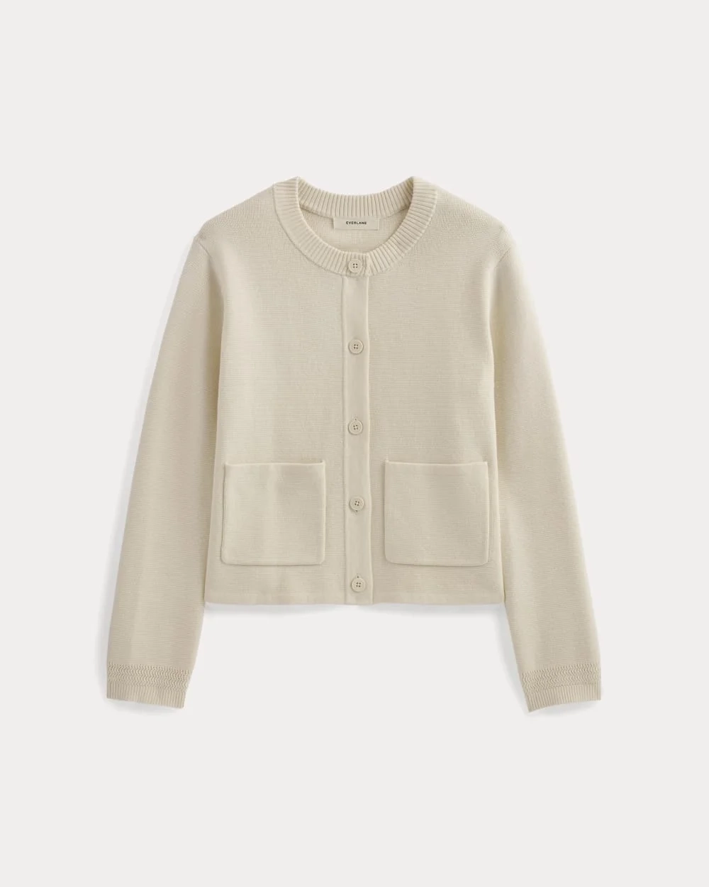 The Crew Cardigan in Everyday Cotton | Canvas (2)