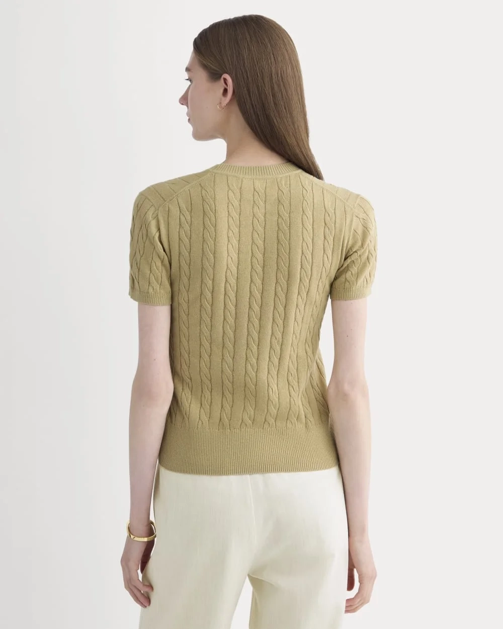 The Cable Crew in Cotton Cashmere | Classic Khaki (5)