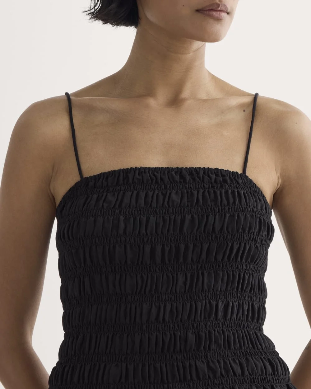 The Smocked Tank | Black (5)