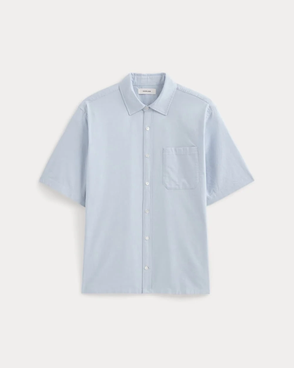 Lightweight Short-Sleeve Oxford | Light Blue (4)