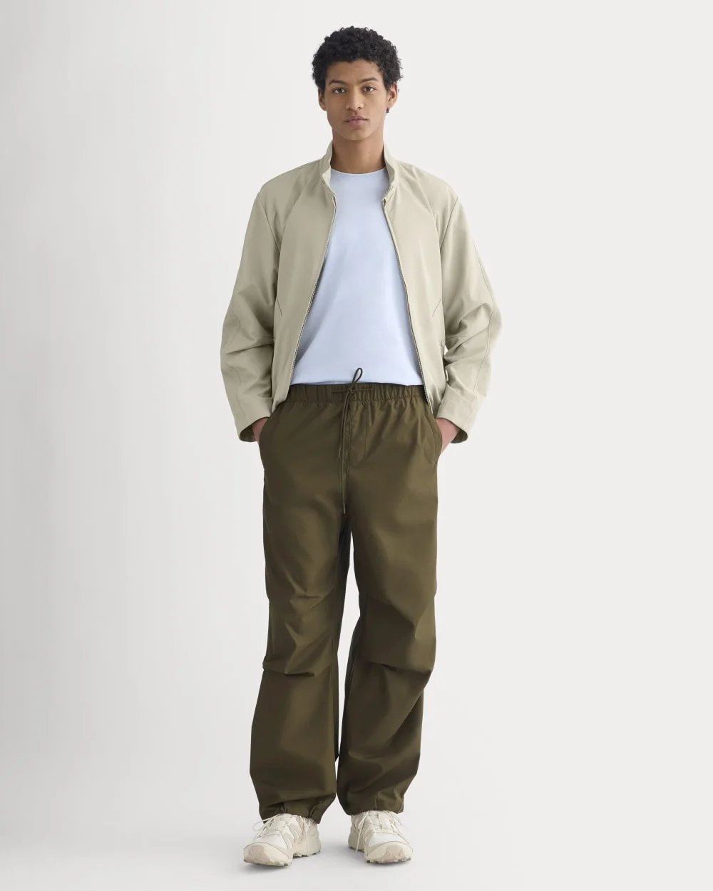 Baggy Parachute Pant | Beech (4)