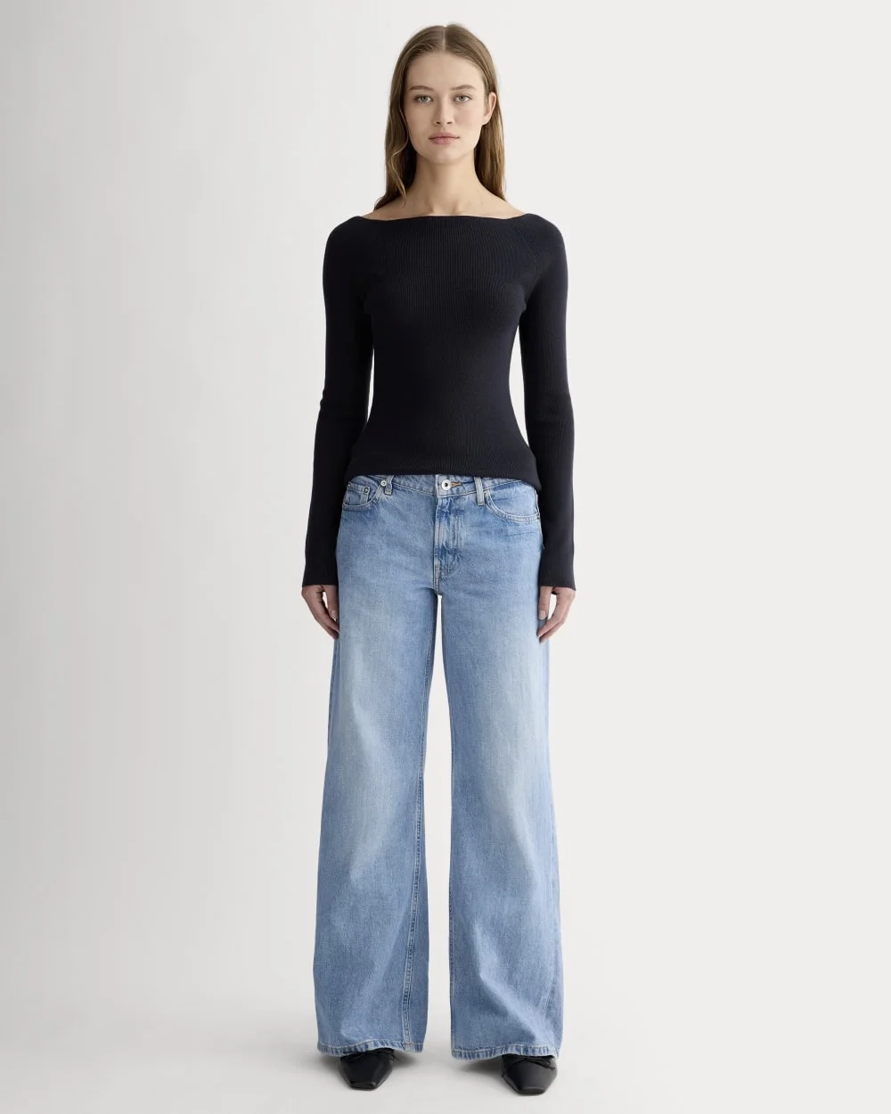 The Knit Boatneck Top | Navy (3)