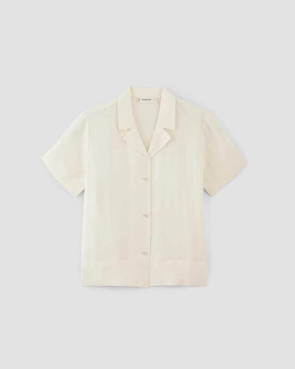 The Notch Shirt in Linen | Bone (5)