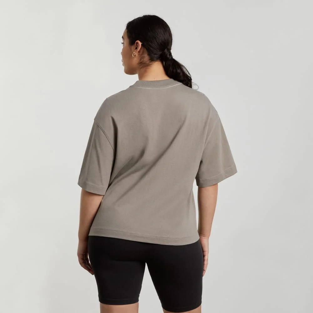 The Premium Weight Relaxed Tee | Clay (4)