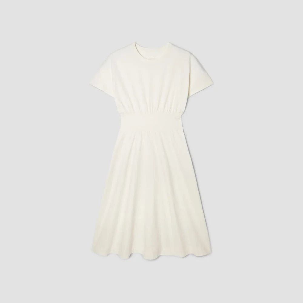 The Organic Cotton Waisted Dress | Canvas (4)